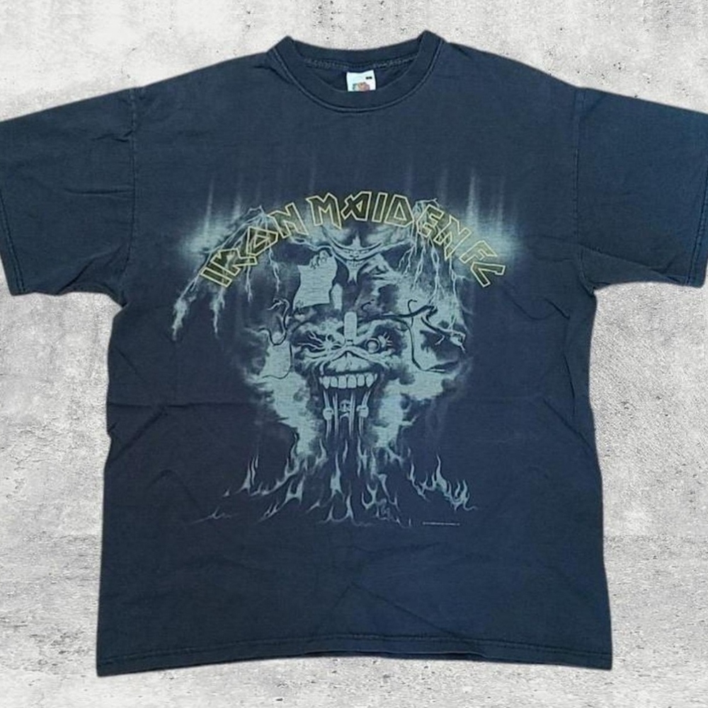 Iron Maiden Fan Club 2012 Graphic T-Shirt Fruit of the Loom Large Vintage